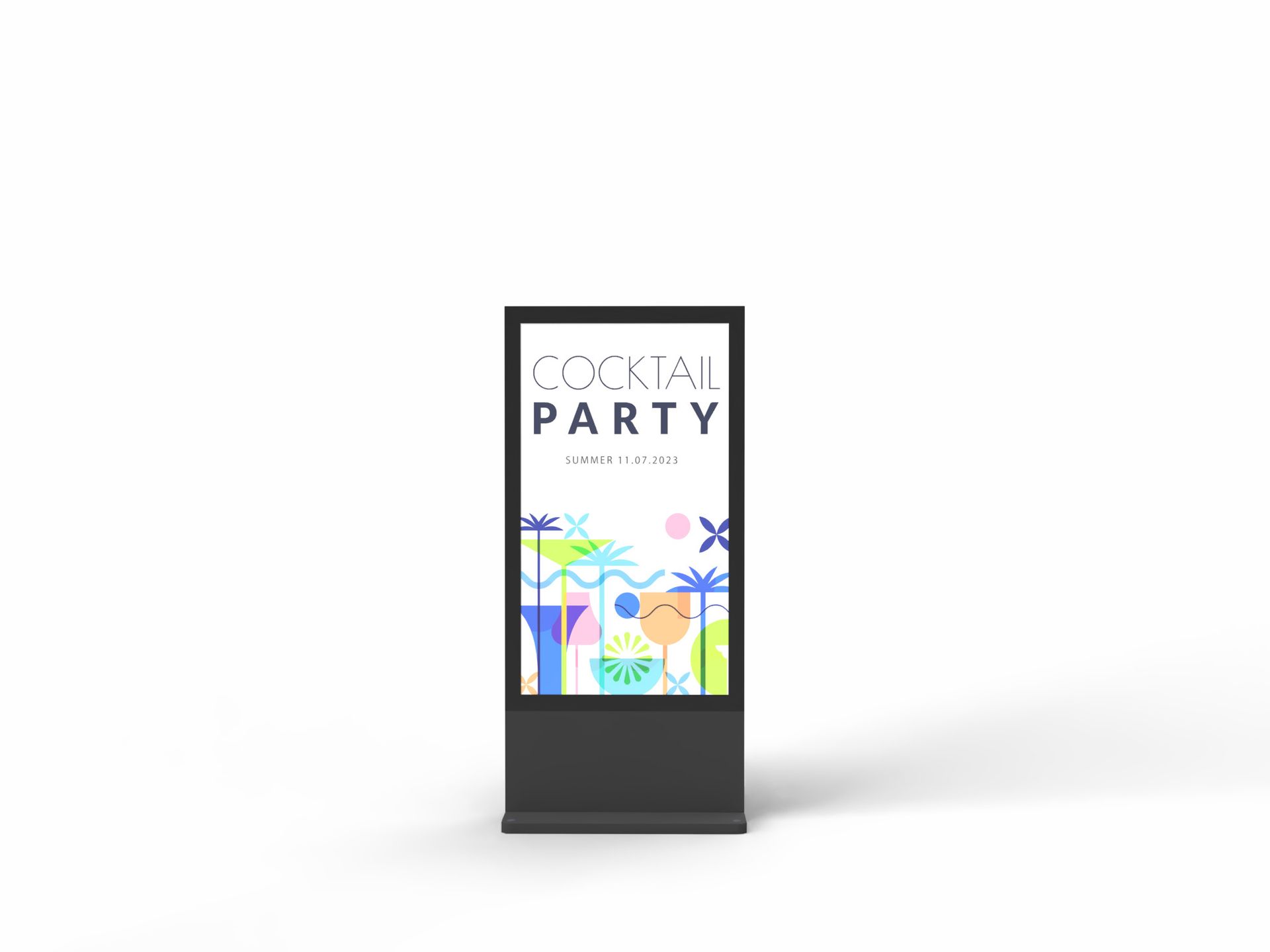 Digital-Signage-Stelen - SLIM Outdoor 65