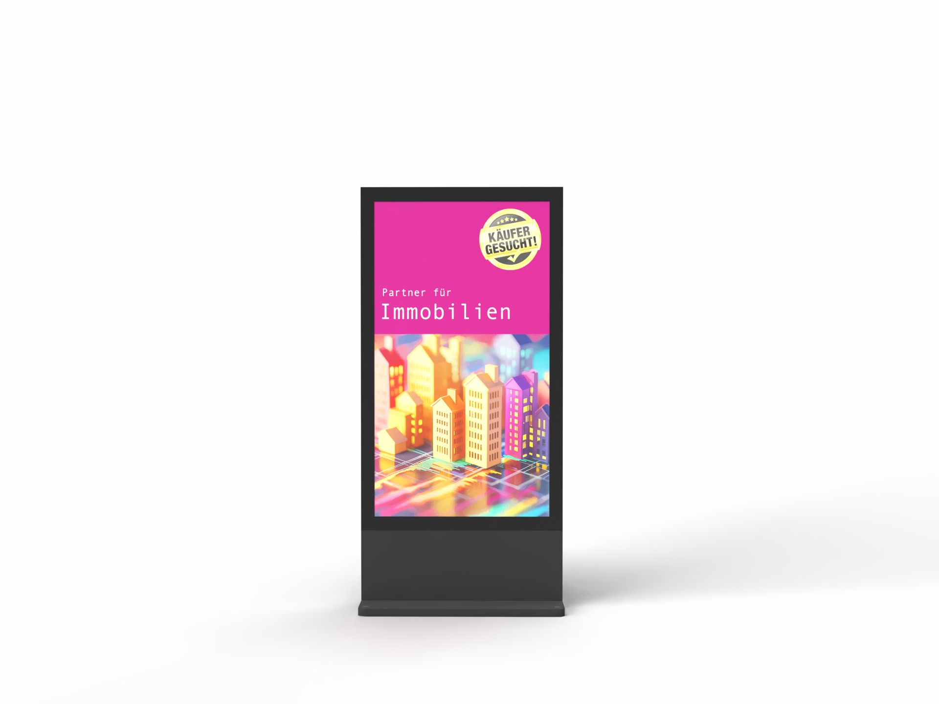 Digital-Signage-Stelen - SLIM Outdoor 75