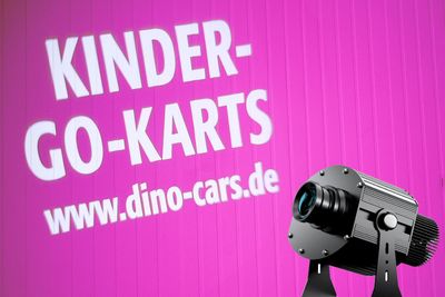 Werbeprojektor 100 Watt, 4 oder 7 Gobos, statisch