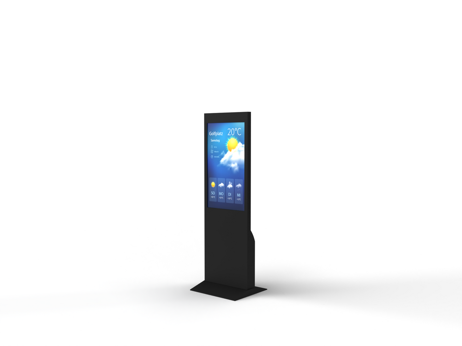 Digital Signage Indoor-Stele, Monitor 32"