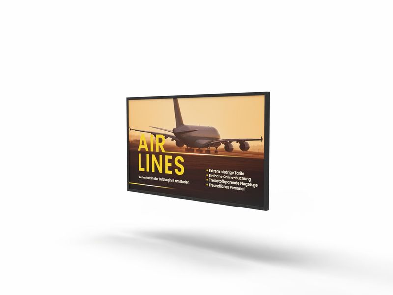 Digital Signage Outdoor-Monitor SLIM ART 75"