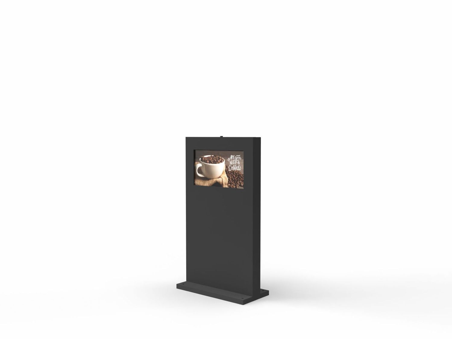 Digital Signage Outdoor-Stele, Landscape Monitor, 32 Digital Signage Outdoor-Stele, Landscape Monitor, 32"