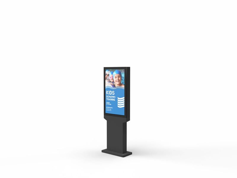 Digital-Signage-Stelen - SLIM ART Outdoor 43", IP66