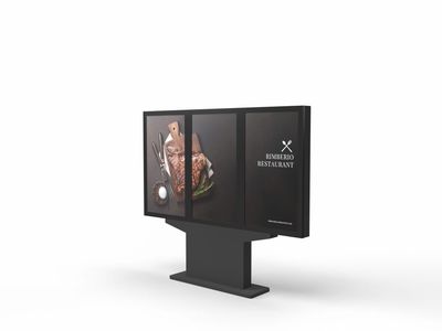 Digital-Signage-Stelen - SLIM ART 3er Display Outdoor 55 Digital-Signage-Stelen - SLIM ART 3er Display Outdoor 55"