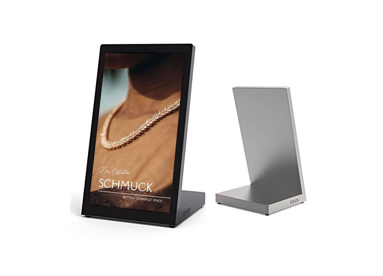 Digital Signage Thekendisplay, Kundenstopper 15,6"