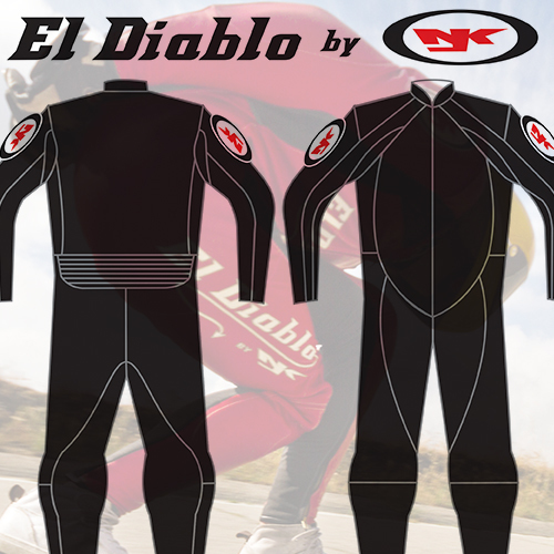 Black NJK El Diablo Premade Leathers