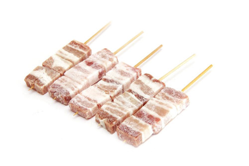 Brocheta de cerdo