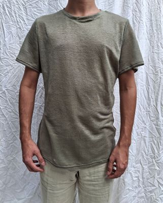 Maglietta Maglietta "Oslo" - manica corta - salvia - canapa