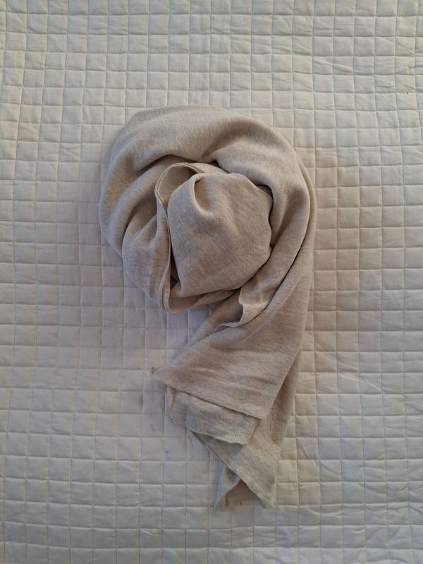 Stola - in canapa - colore beige - n.100