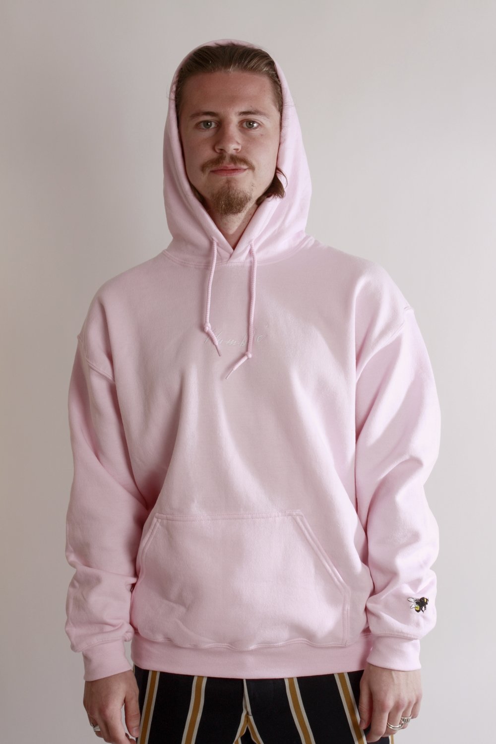 bubblegum pink hoodie
