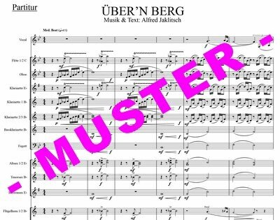 Über'n Berg (Die SEER) für Blasmusik