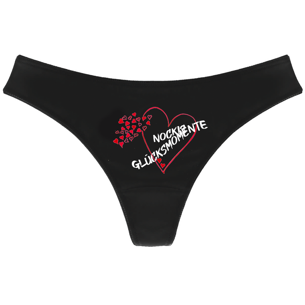 Tanga Glücksmomente schwarz