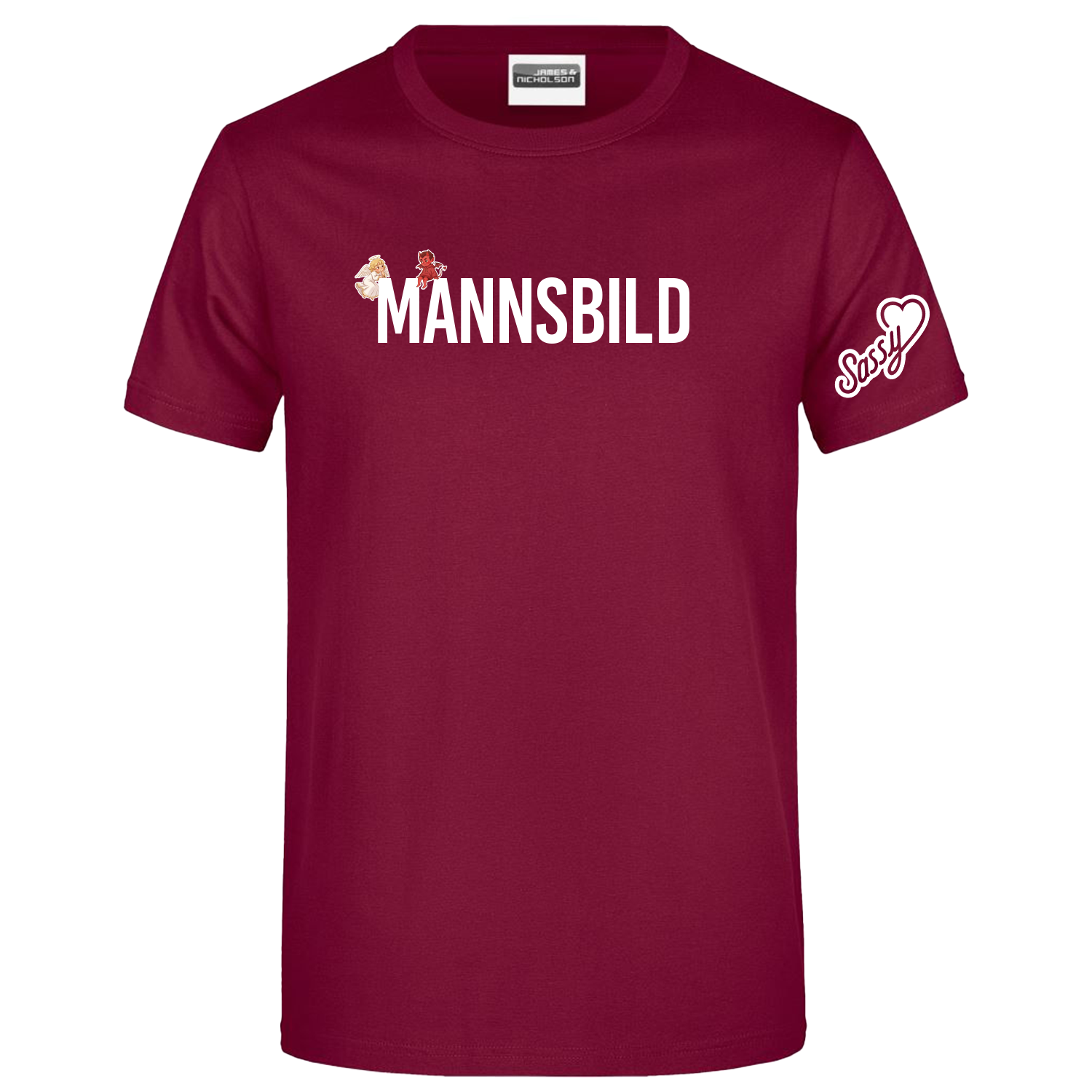 Herren T-Shirt &quot;MANNSBILD&quot;