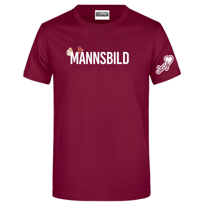 Herren T-Shirt &quot;MANNSBILD&quot;