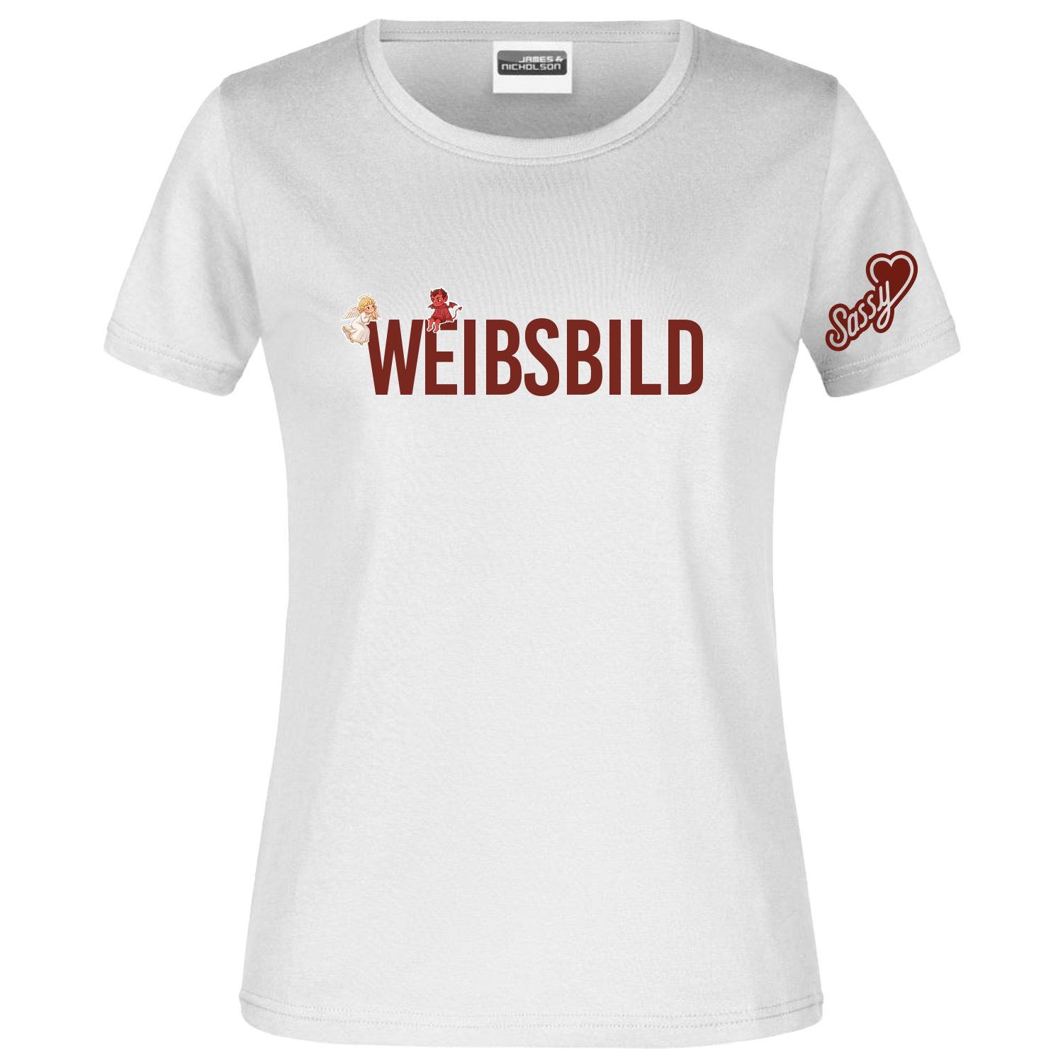Damen T-Shirt &quot;WEIBSBILD&quot;