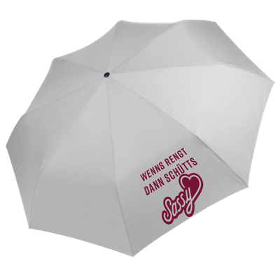 Knirps &quot;Wenns rengt dann schütts&quot;