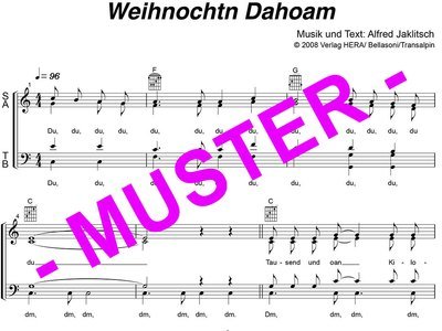 Weihnochtn dahoam (Die SEER) für Chöre