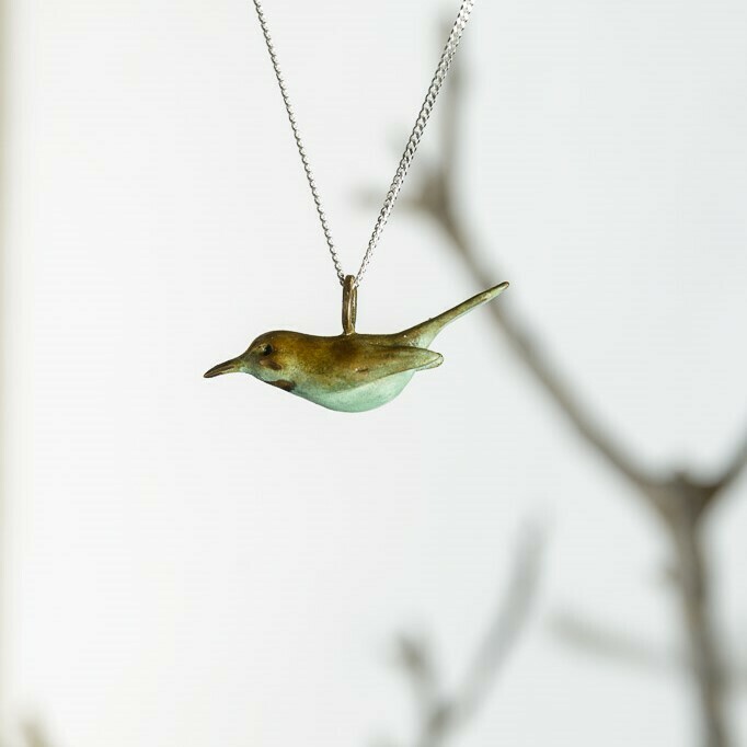 Bee-Eater patinated bronze