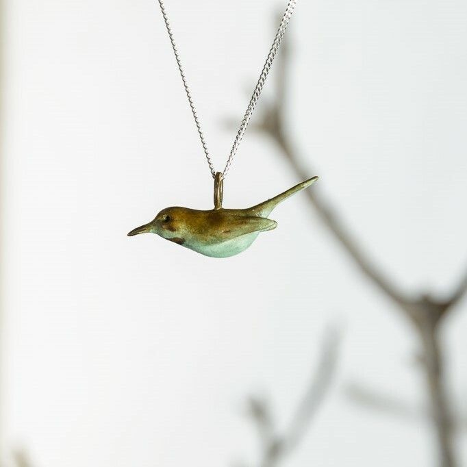 Bee-Eater patinated bronze