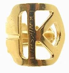 ANILLO PLATA CHAPADA ORO - GEOMETRIC