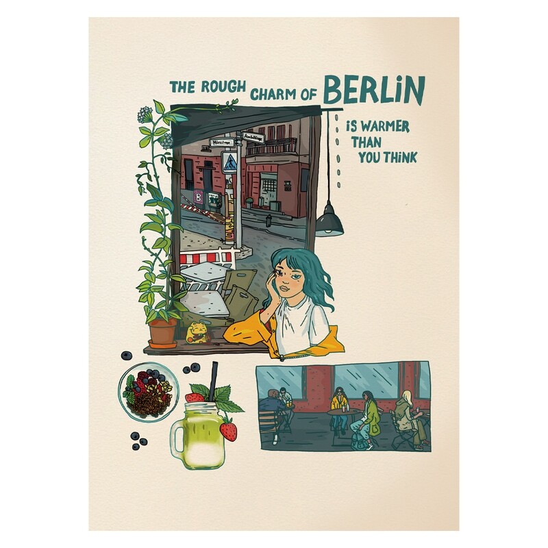 &quot;The Charm Of Berlin&quot; Postcard