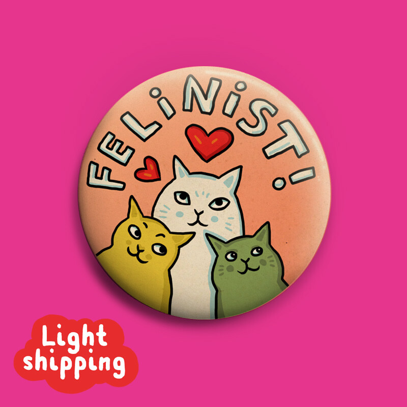 Felinist  Button 50mm