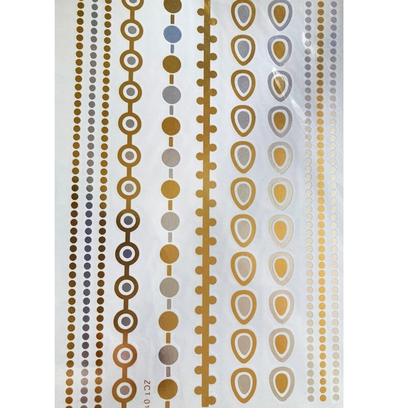 Flash Tattoo Gold for skin and nails