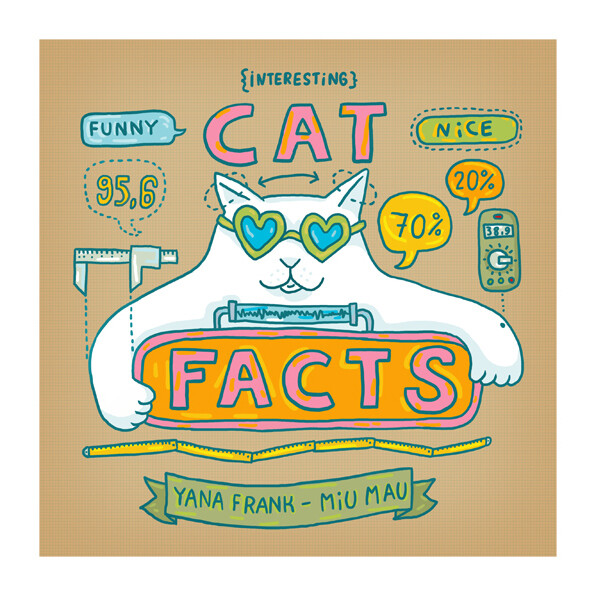 Зин "Cat Facts" (На английском!)