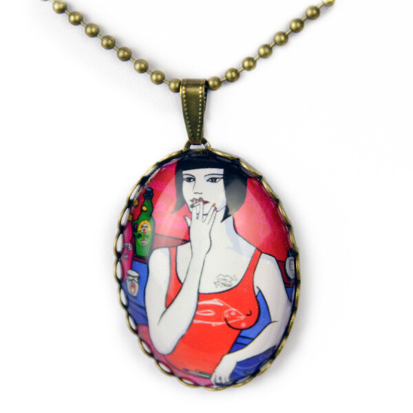 Necklace with Pendant &quot;Tokyo GRL&quot;