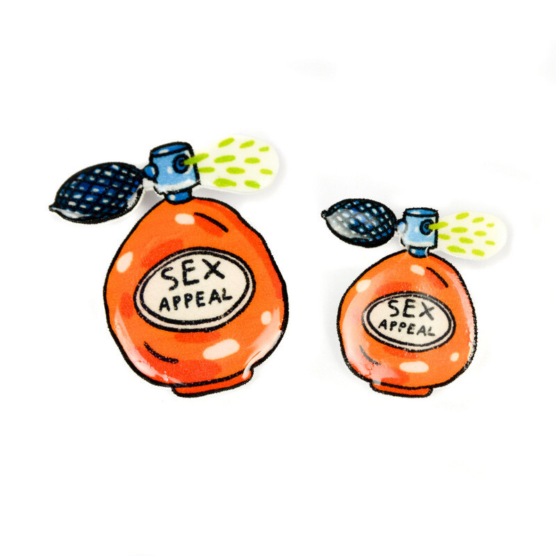 Acrylic brooch &quot;Sex appeal&quot;