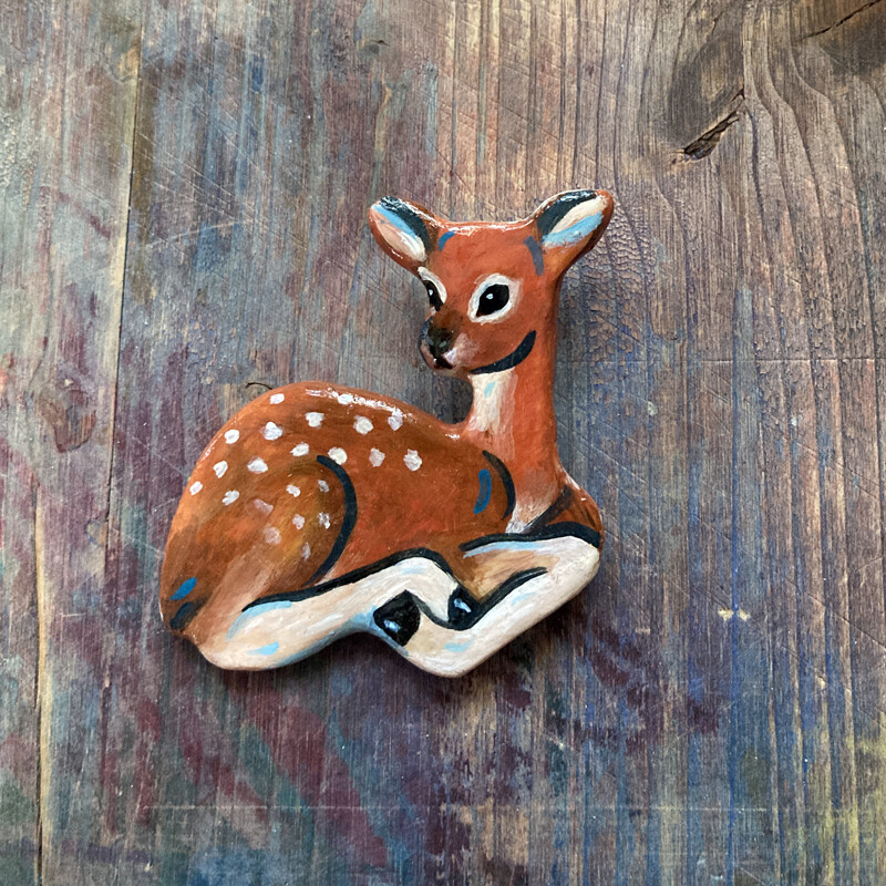 Baby Deer Brooch