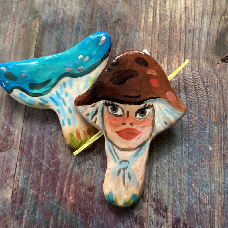 Mushrooms Brooches