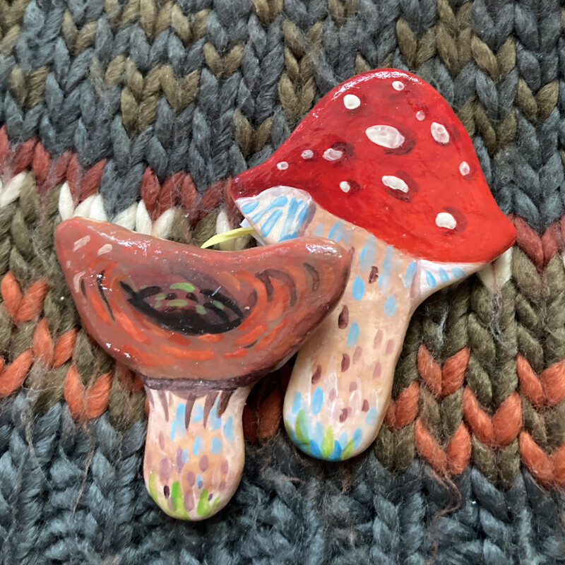 Mushrooms Brooches