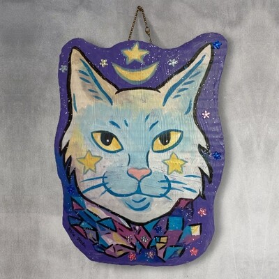 Magic Cat - 3d  Painting