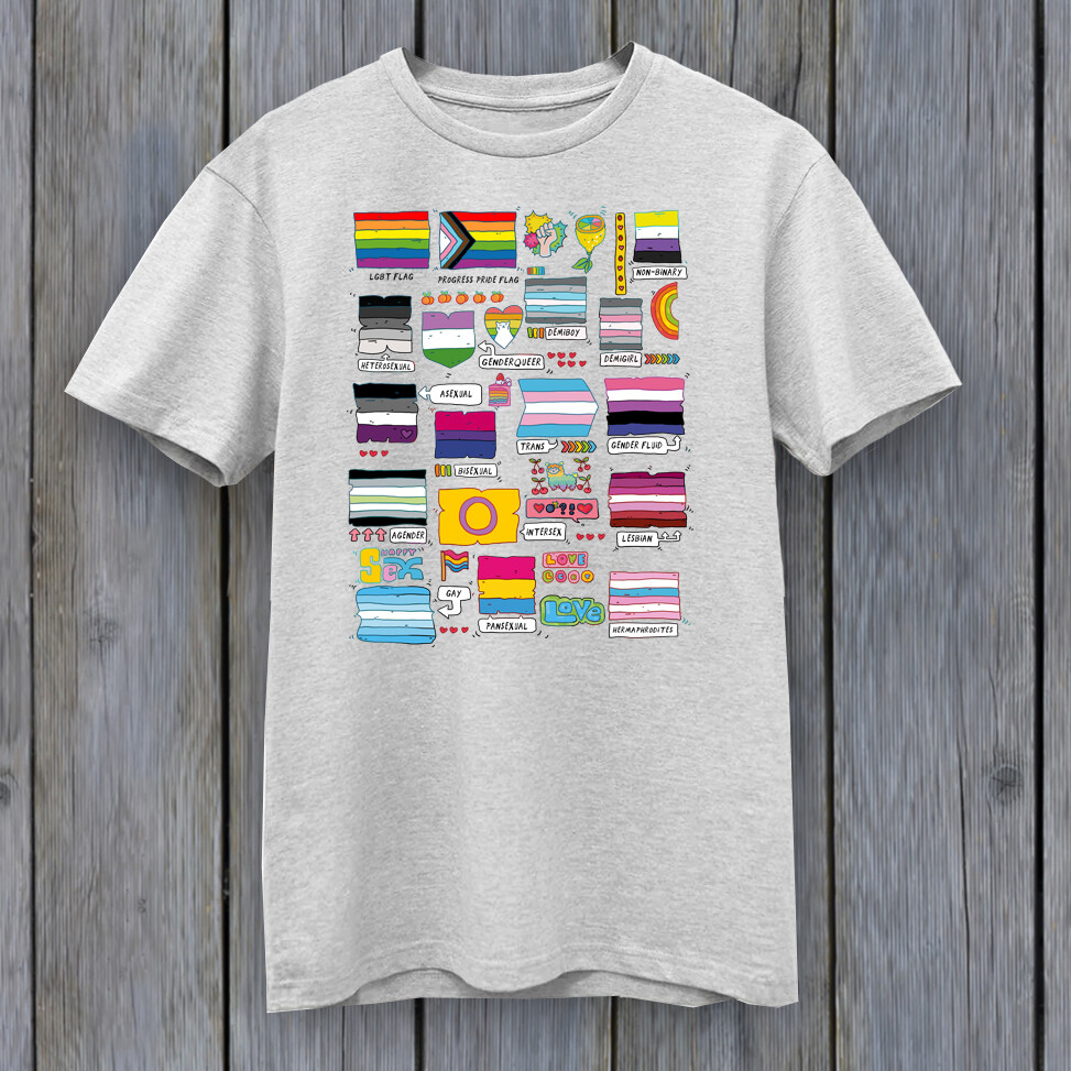 "LGBT Flags" Shirt