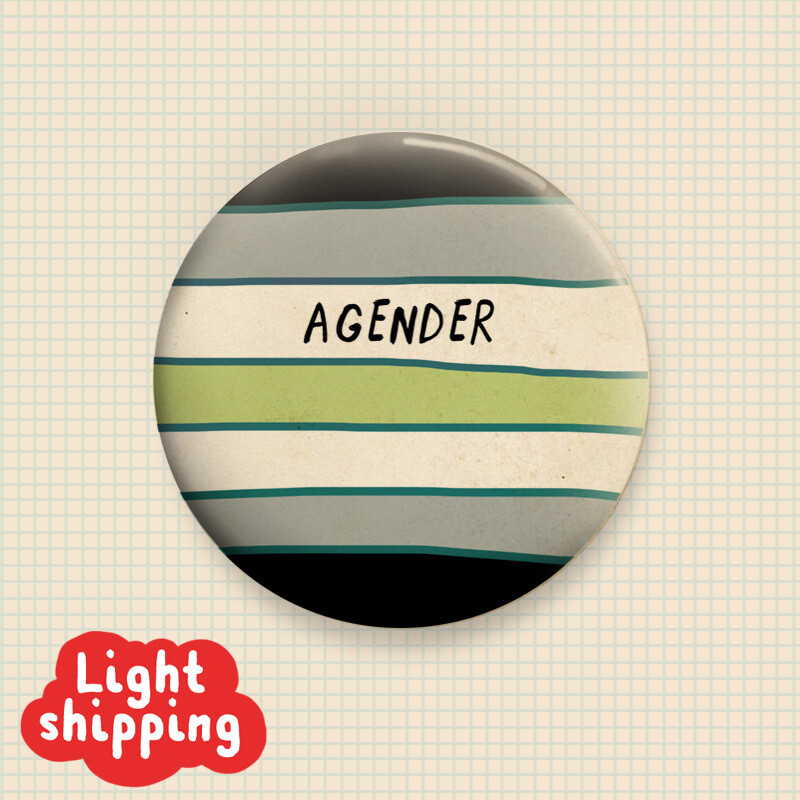 &quot;Agender&quot; Button