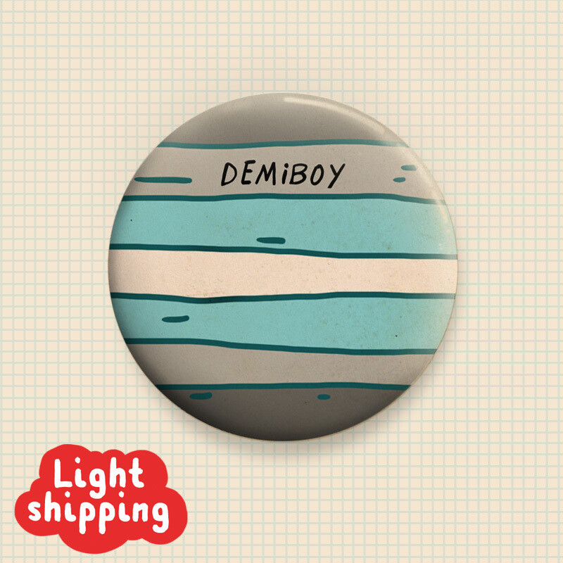 &quot;Demiboy&quot; Button