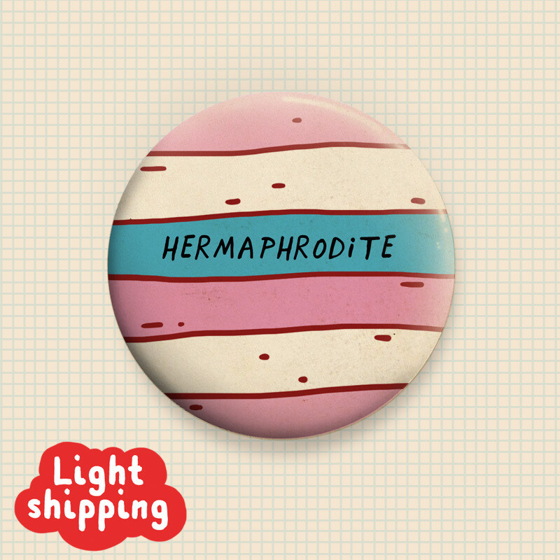 "Hermaphrodite" Button