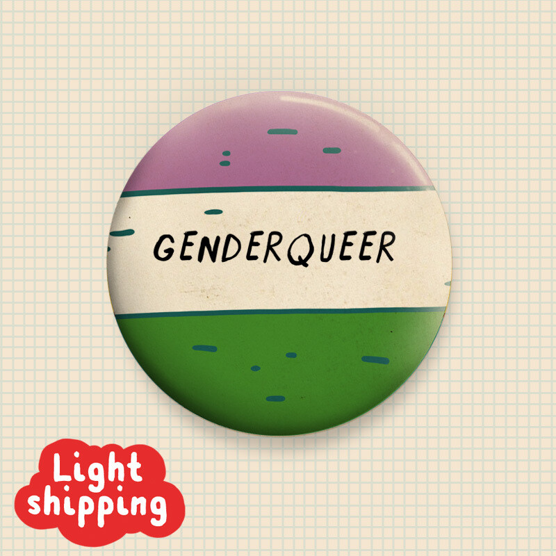 &quot;Genderqueer&quot; Button