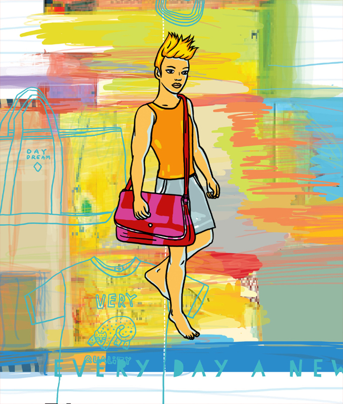 Devin - Paper doll dress up kit
