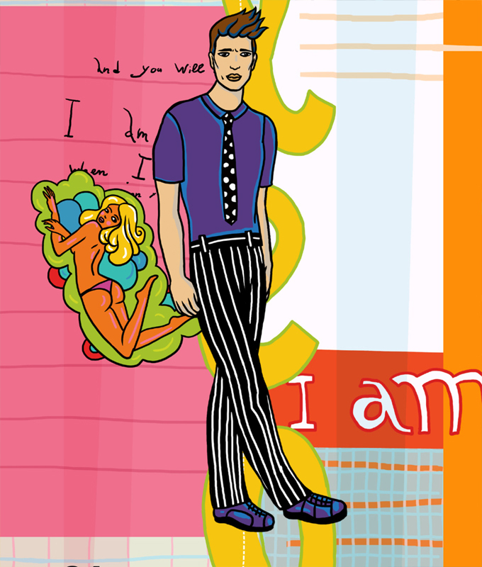 Leo - Paper doll dress up kit