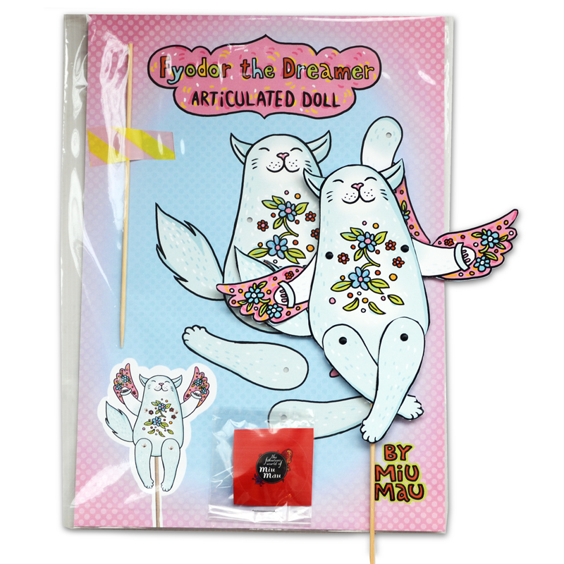 Fyodor the Dreamer - DIY Articulated Paper Doll