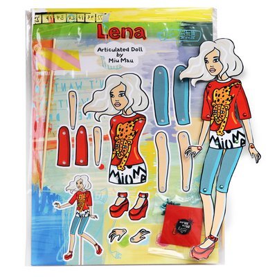 Lena - DIY Articulated Paper Doll