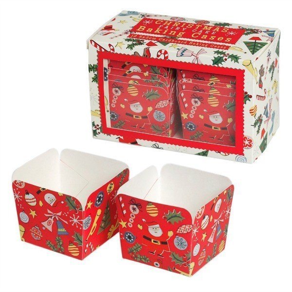 Christmas Carnival Square Baking Cases