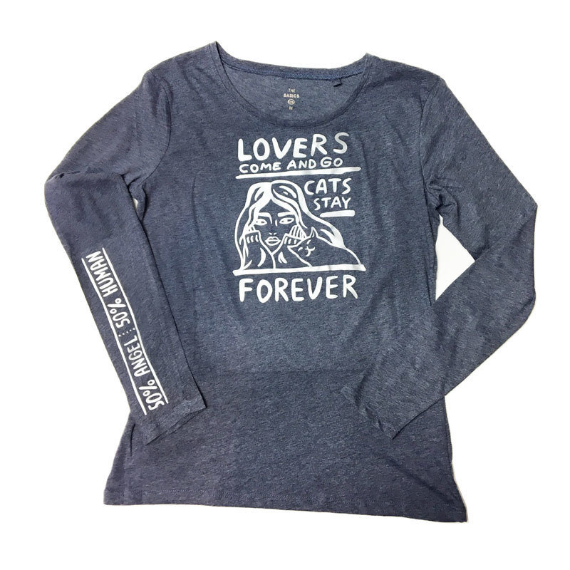 Cats stay forever - matte silver (M)