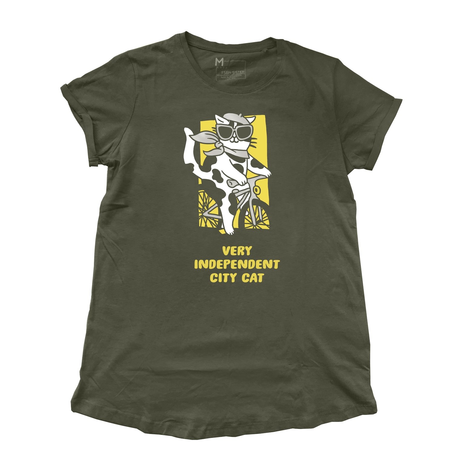 Shirt "City Cat" army