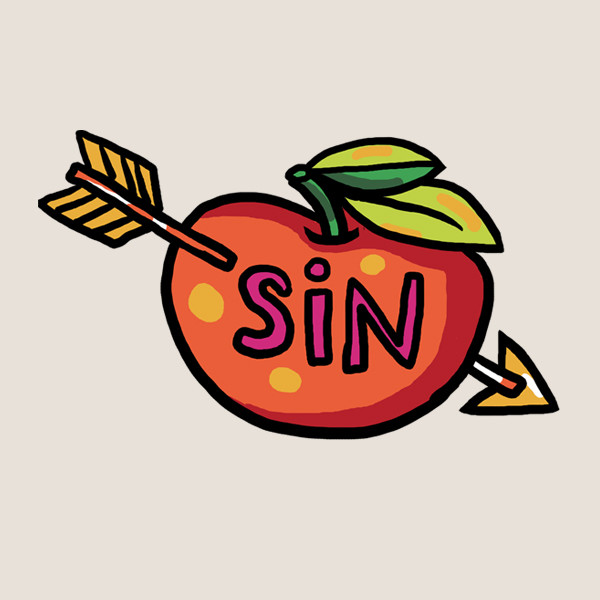 Sin tattoo - set of 4!