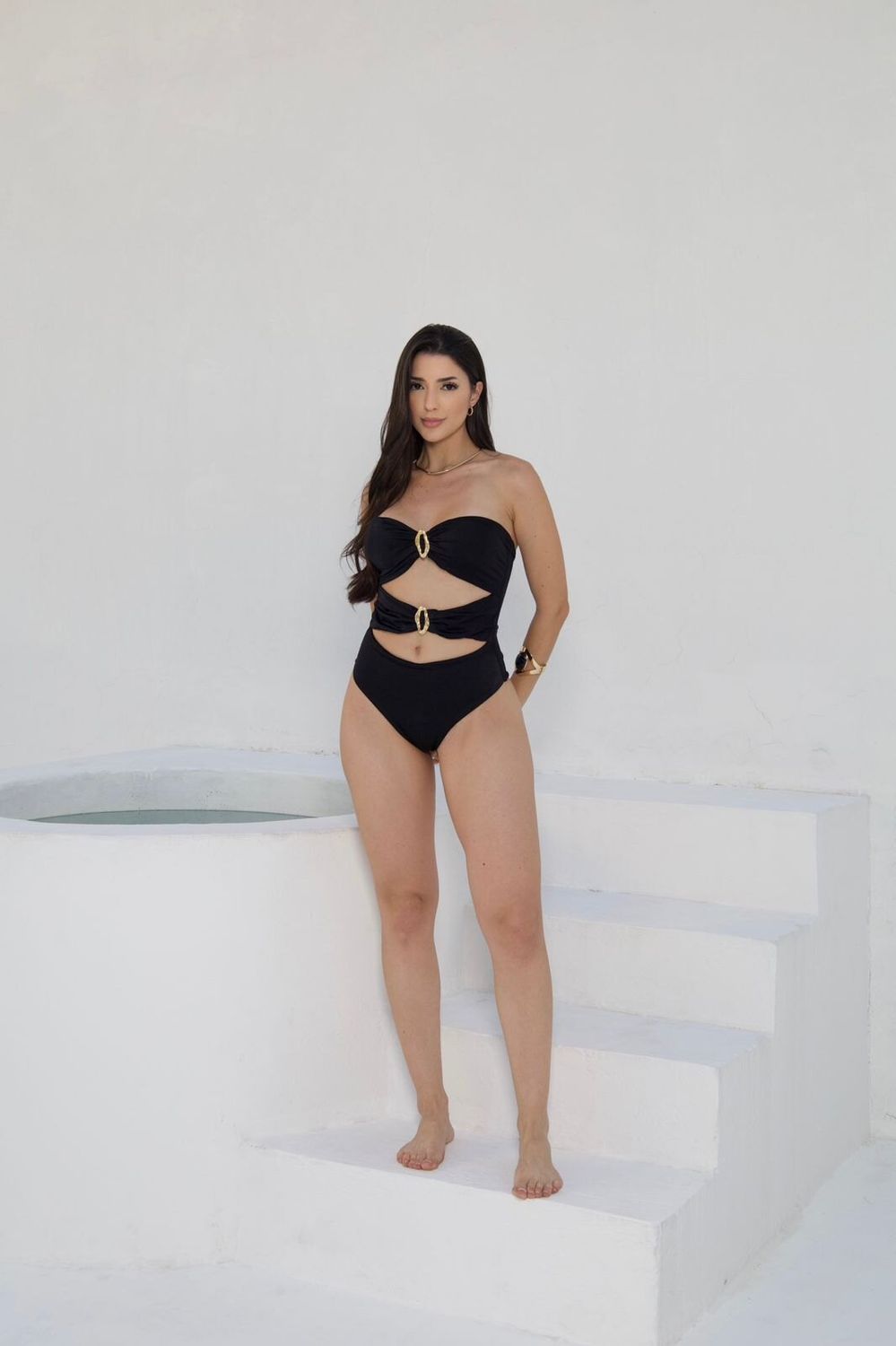 Cut-Out One-Piece Swimsuit