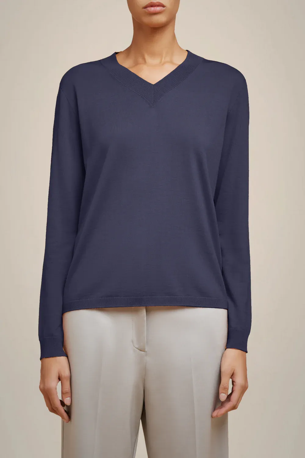 Sweater V-neck - LIVIANA CONTI