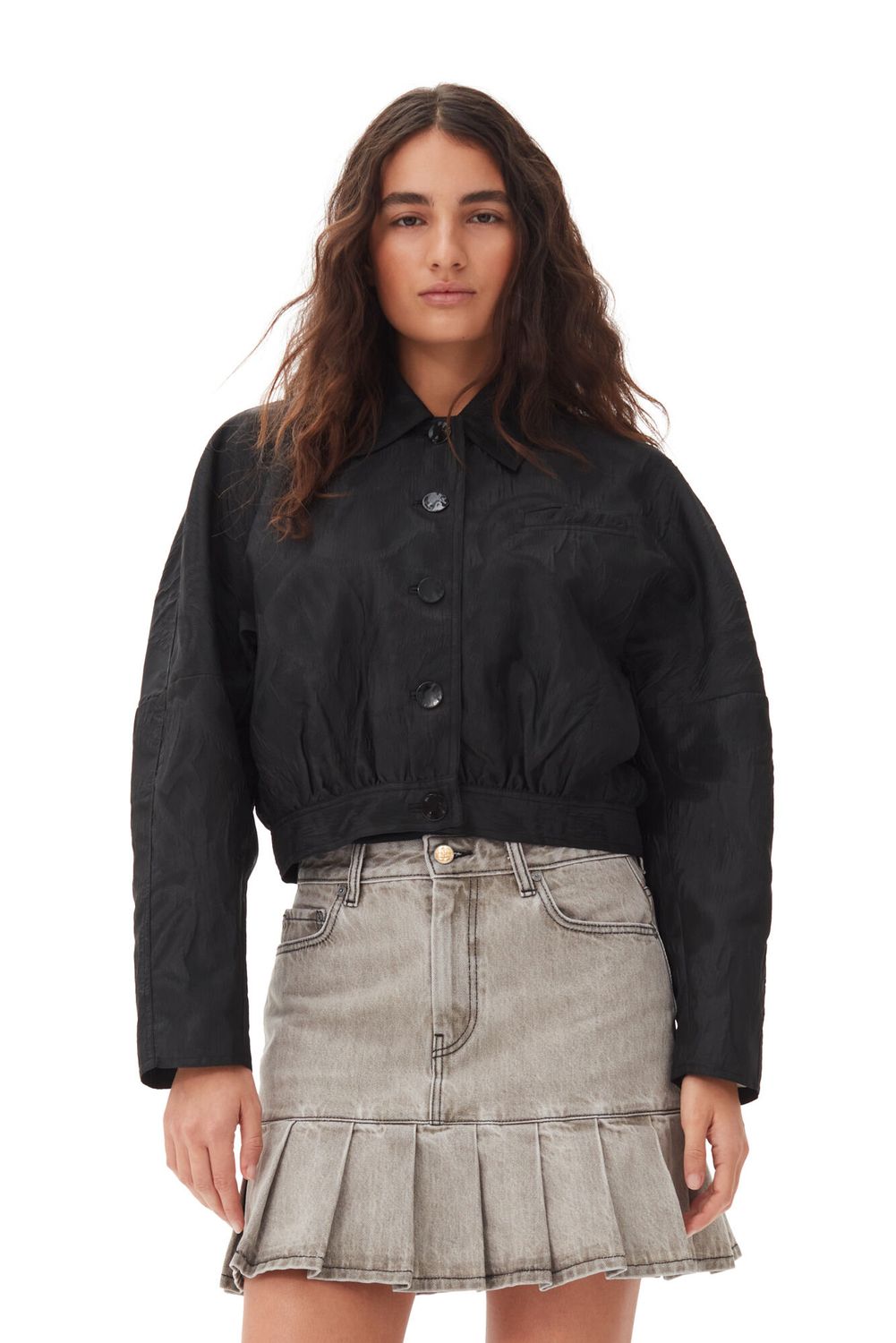 Textured Cloqué Jacket GANNI